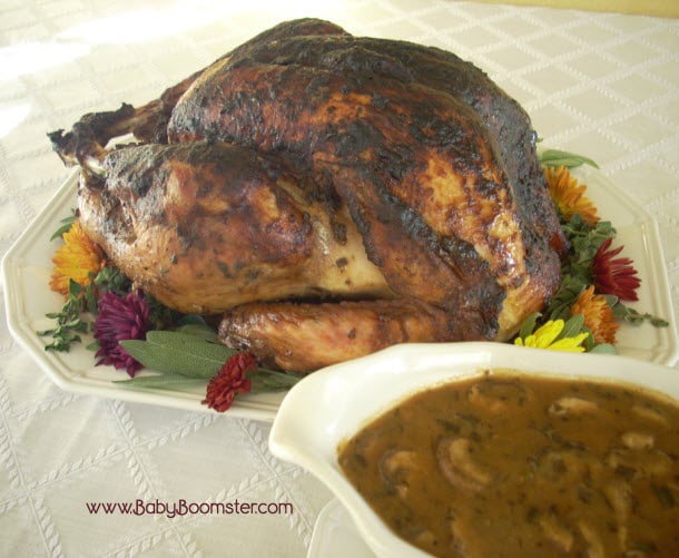 Best Roasted Turkey With Herb Marinade And Gravy Recipe